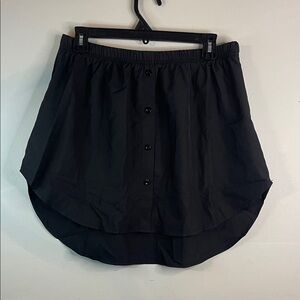 NWOT Chic Unbranded Black High-Low Women's Skirt size Large #106